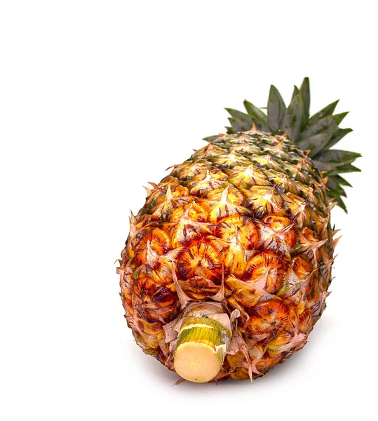 Ananasfrüchte Gesunde Früchte Isoliert Auf Weißem Hintergrund Mit Freiraum Für — Stockfoto