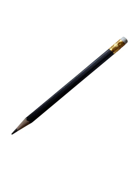 Białym Tle Drewna Ołówek Ścieżki Przycinającej — Zdjęcie stockowe