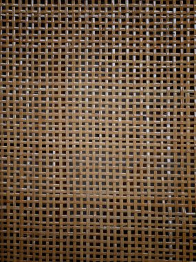 Rattan mat desen ve dokulu arka plan için dokuma.