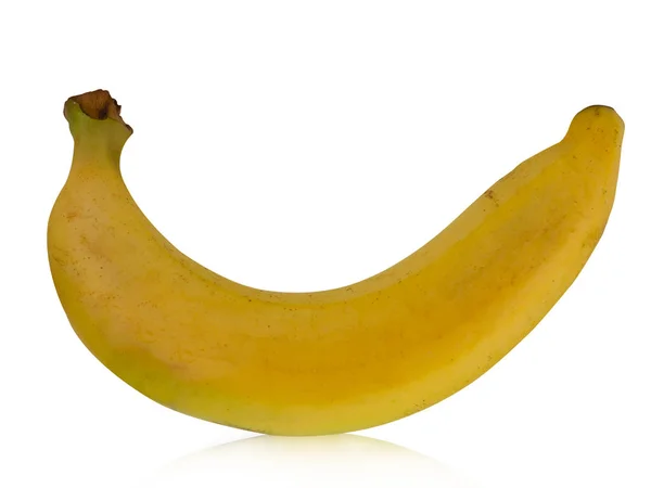 Кавендішські Банани Ізольовані Білому Тлі Він Має Відсічний Контур — стокове фото
