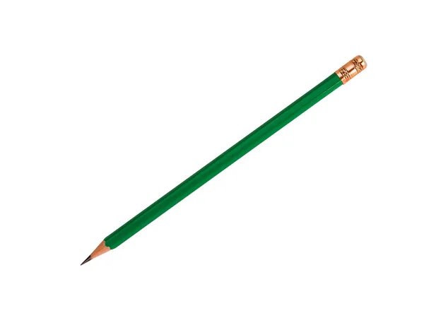 Bleistift Isoliert Auf Weißem Hintergrund Dies Hat Ausschnittspfad — Stockfoto