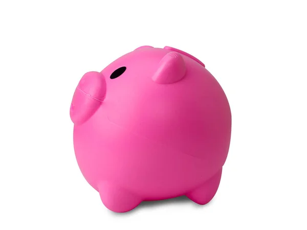Piggy Bank Finance Saving Money Isolated White Background Has Clipping — Stock Photo, Image