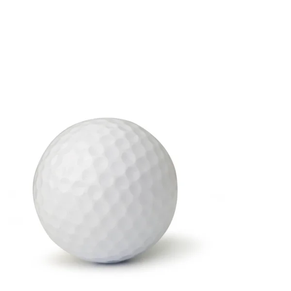 Golfball Isoliert Auf Weißem Hintergrund Dies Hat Ausschnittspfad — Stockfoto