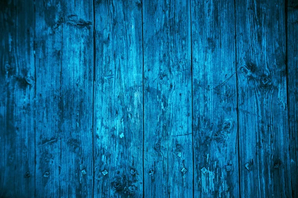 Oude Geschilderde Blauwe Houten Hek Patroon Achtergrond Shabby Retro Leeftijd — Stockfoto