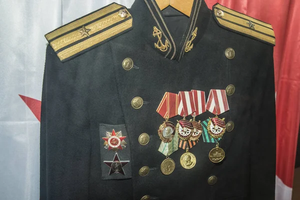  Madalya üzerinde üniforma. Rus Veteran üniforma