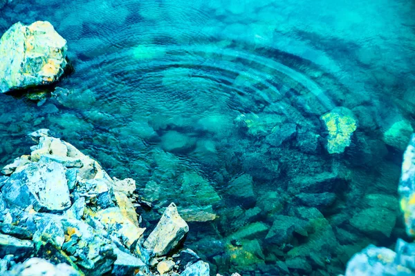 Прозрачная Голубая Вода Природа — стоковое фото