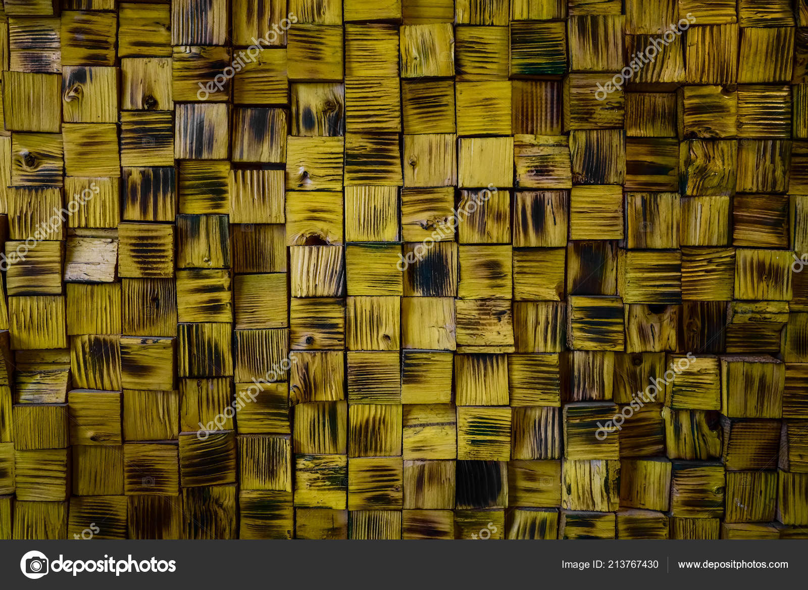 painted wooden blocks
