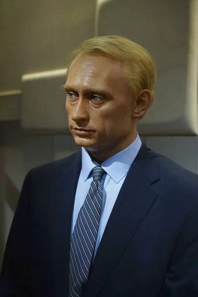 Paris France Juillet 2018 Vladimir Poutine Président Russie Musée Cire — Photo