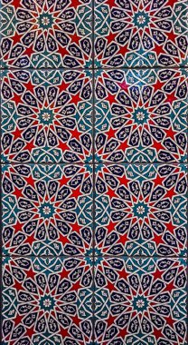 Etnik tarzı geometrik figürler ile seamless modeli. Asya süs arka plan. Kabile motifi. 