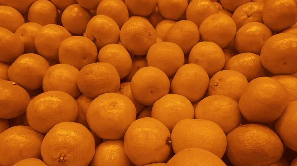 Fondo Alimentos Mandarinas Amarillas Maduras Jugosas —  Fotos de Stock