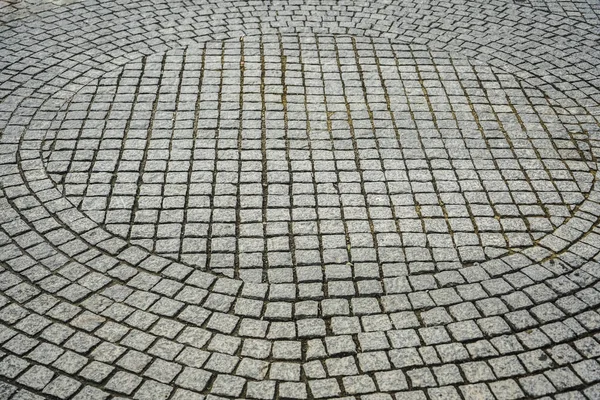 Texture Old Cobblestones City Street — Stock Photo, Image