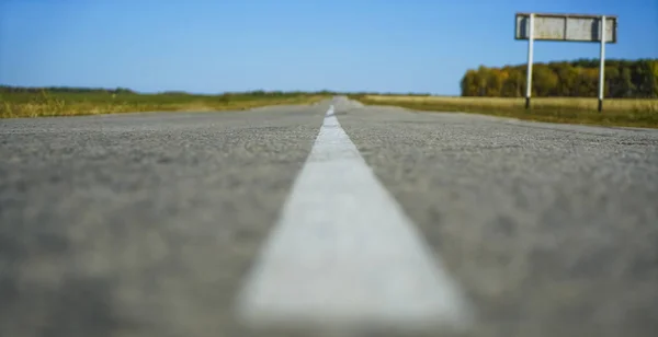 asphalt Road in nature. empty background