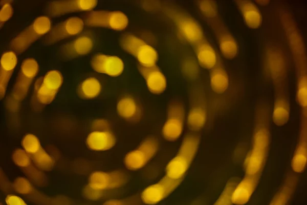 Легкие Следы Абстрактного Фона Круглый Золотой Фон Боке Праздник — стоковое фото