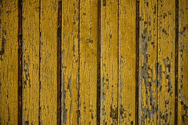 Fundo Madeira Amarelo Velho Madeira Pranchas Textura — Fotografia de Stock