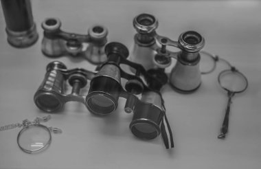 vintage monocles, dürbün ve retro spyglass