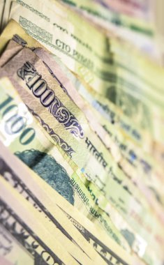 ülkelerden gelen yabancı para birimlerinin bir koleksiyon fotoğrafı