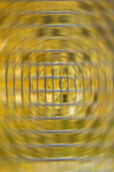 Defocused Foto Abstracte Afbeelding Van Gouden Ronde Mozaïek Achtergrond Gele — Stockfoto