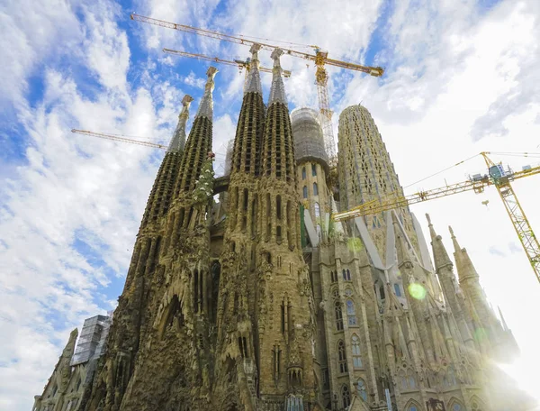 Barcelona Spania Noiembrie 2018 Sagrada Familia Impresionanta Catedrală Proiectată Gaudi — Fotografie, imagine de stoc