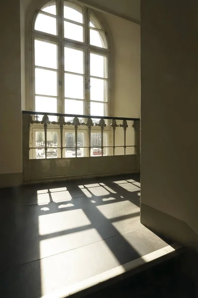 Oválný Rám Okna Střeše Hulboldtova Universitat Berlíně Německo — Stock fotografie