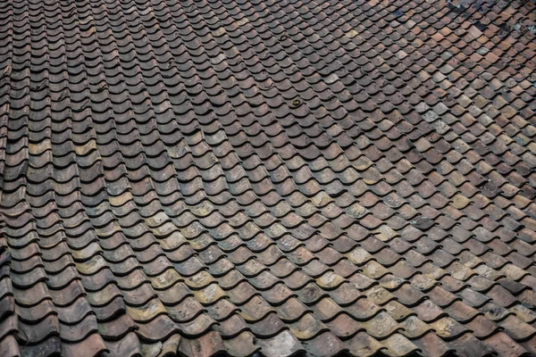 Achtergrond Van Keramisch Rood Dak — Stockfoto