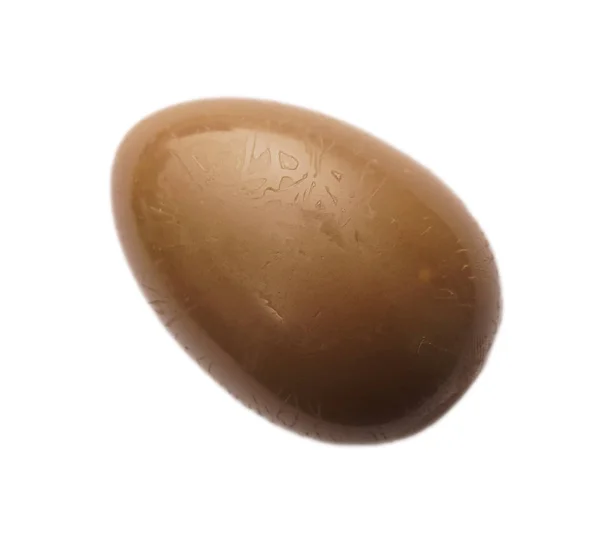 Шоколадне Яйце Ізольовано Білому Тлі — стокове фото