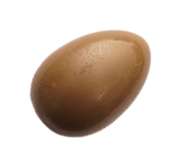 Huevo Chocolate Aislado Sobre Fondo Blanco —  Fotos de Stock