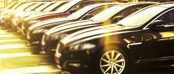 Luxe Auto Koop Auto Dealer Inventaris — Stockfoto