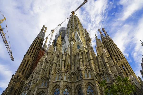 Βαρκελώνη Ισπανία Νοεμβρίου 2018 Σαγράδα Φαμίλια Εντυπωσιακός Καθεδρικός Ναός Που — Φωτογραφία Αρχείου