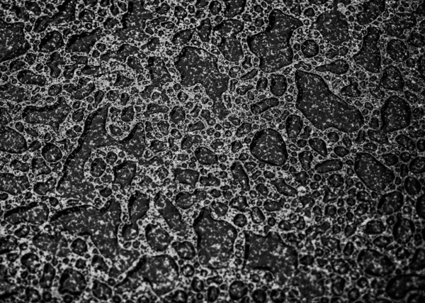 Gouttes Surface Hydrofuge Noir Blanc — Photo