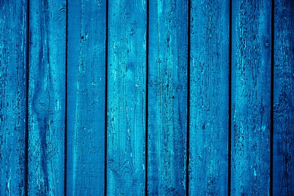 Blauwe Houten Achtergrond Planken Textuur — Stockfoto