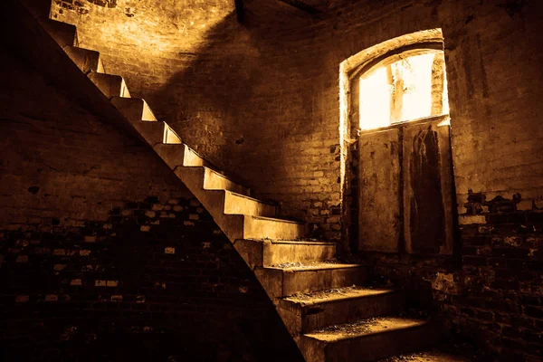 Downward View Spiral Staircase Spiral Staircase Lighthouse Water Tower Royalty Free Stock Photos