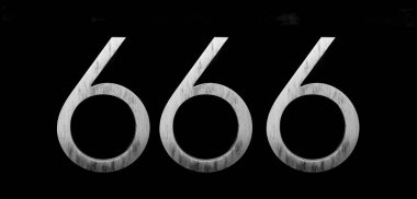 ev numarası altı yüz altmış altı (666). Canavarın sayısı. 