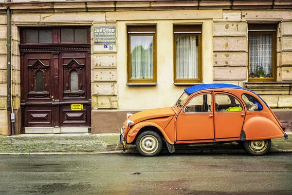 Nuerenberg Alemania Mayo 2019 Vintage Francés Citroen 2Cv6 Oldtimer Car —  Fotos de Stock