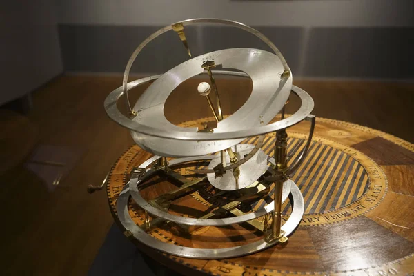 Replik Medeltida Astrolabium Som Navigering Instrument Klarar Olika Astronomiska Beräkningar — Stockfoto