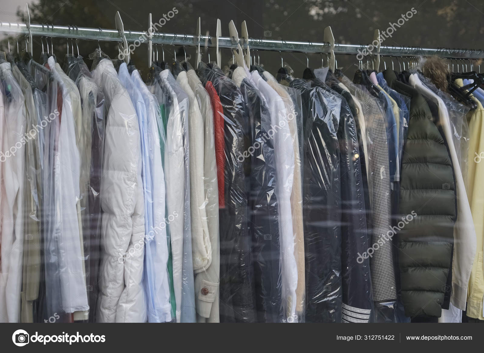 Clothes Dry Cleaning Laundry Hangers Clean Clothes Laundry Season