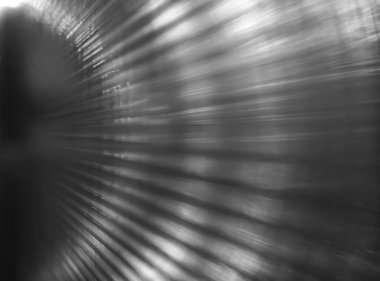 Bulanık görüntü. Soyut parlayan turkuaz. Renkli ışıklar arasında hareket