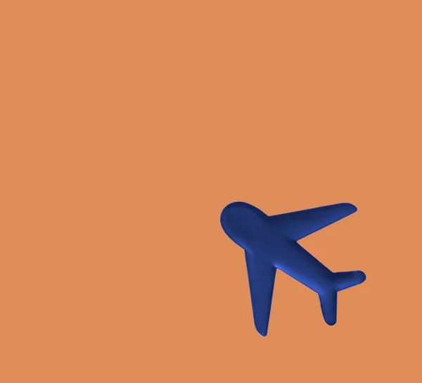 airplane fly on sunset sky background. Toy plane  - a symbol of travel and dreams.  toy plane