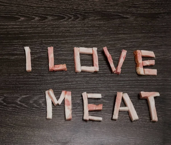 Uma Pilha Presunto Espanhol Formando Amo Carne — Fotografia de Stock