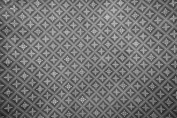 Szczegółowy Widok Majoliki Symetrycznych Płytek Ceramicznych Rogu Ulugh Żebrać Madrasah — Zdjęcie stockowe