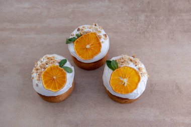 Paskalya, Paskalya kek ile karmaşık bir kompozisyon, güzel sahne, Kuruyemiş