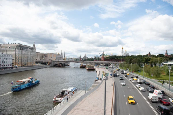 MOSCOW - AUGUST 2019. One of street of city — Stock Photo, Image