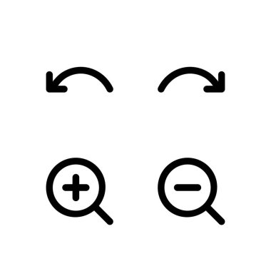 Web Kontrol Paneli Arayüzü için Yeniden Odakla ve Uzaklaştır Simgesini Ayarla