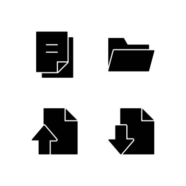 Modern Web Sistemi için Dosya Dizini Yükle ve İndir Simgesi Ayarlandı