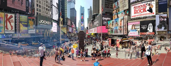 New York May 2018 Panoramic View Times Square Times Square — Stock Photo, Image