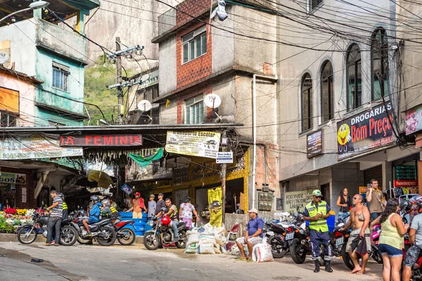 Rio de Janeiro 'da Rocinha Favela — Stok fotoğraf