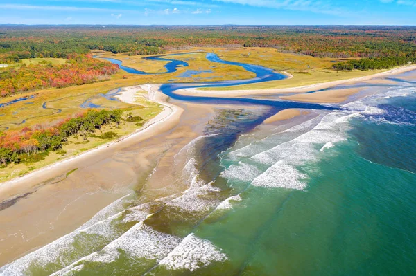 Küçük River Haliç havadan görünümü — Stok fotoğraf