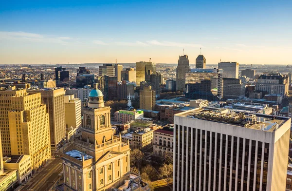 Luchtfoto van Newark New Jersey skyline — Stockfoto