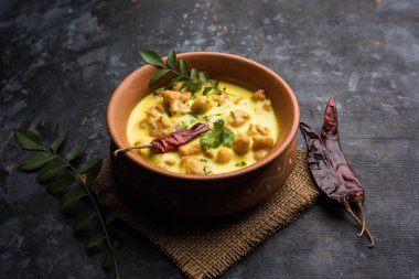 Kadhi Pakoda veya pakora, Hint mutfağı, seçici odak