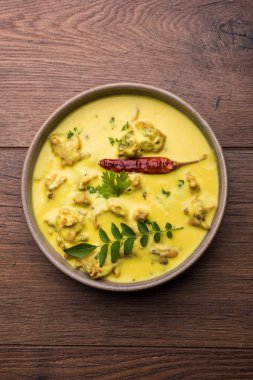 Kadhi Pakoda veya pakora, Hint mutfağı, seçici odak