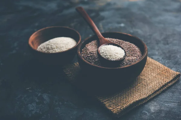 Psyllium Lusk Nebo Isabgol Který Odvozen Semen Plantago Ovata Vlákno — Stock fotografie